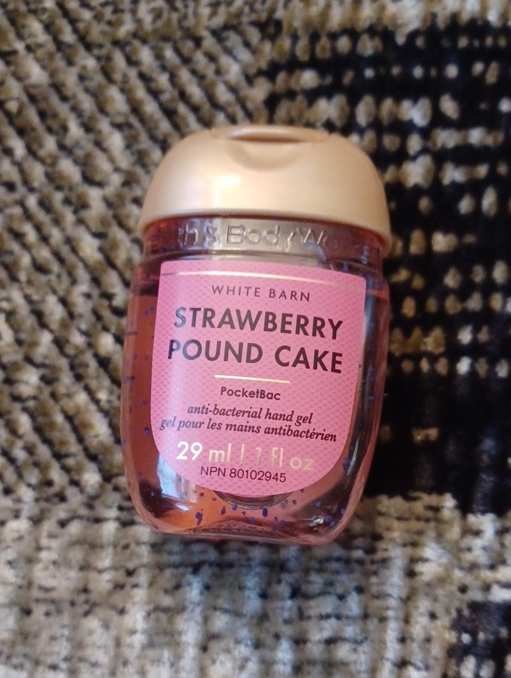 4/$30 New "Strawberry Pound Cake" - PocketBac Anti-Bacterial Hand Gel